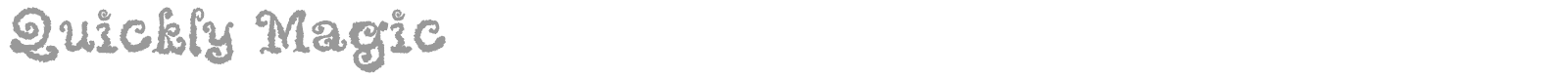 Quickly Magic font preview
